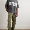 Enduro Straight-Leg Padded Distressed Jeans - OU Enduro Straight-Leg Padded Distressed Jeans - OU
