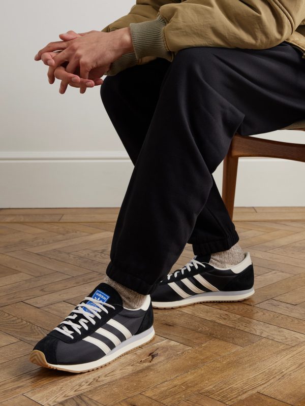 Pampanga SPZL Suede and Leather-Trimmed Shell Sneakers - OU Pampanga SPZL Suede and Leather-Trimmed Shell Sneakers - OU