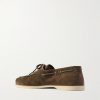 Foil Suede Boat Shoes - BK Foil Suede Boat Shoes - BK