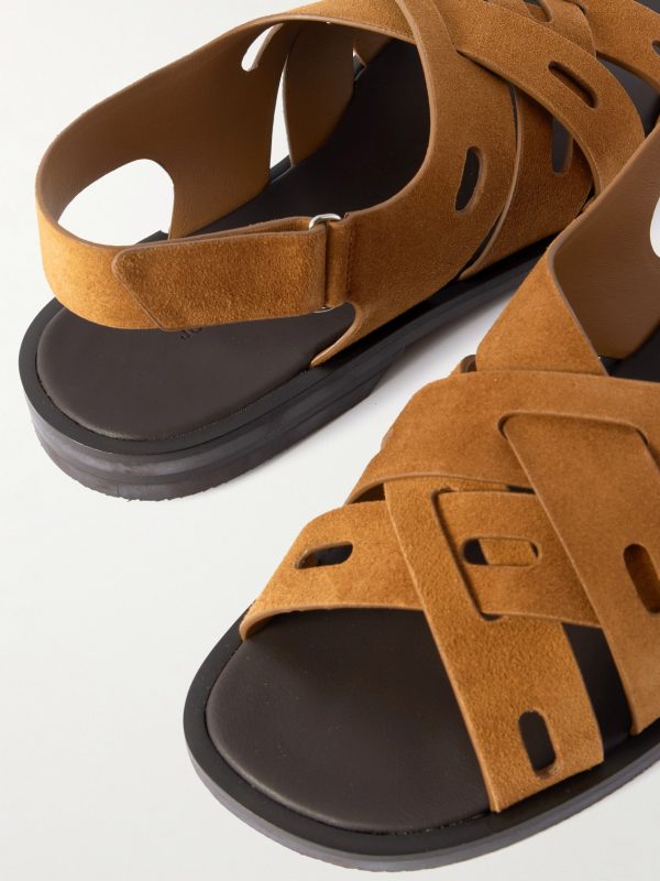 Seaford Cutout Suede Sandals - CU