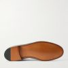 Bath Leather-Trimmed Suede Loafers - E1