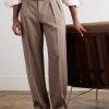 Bath Leather-Trimmed Suede Loafers - OU