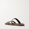 Hugh Full-Grain Leather Sandals - BK Hugh Full-Grain Leather Sandals - BK