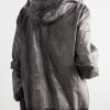 Garment-Dyed Foil Coated Cotton-Poplin Hooded Bomber Jacket - BK Garment-Dyed Foil Coated Cotton-Poplin Hooded Bomber Jacket - BK