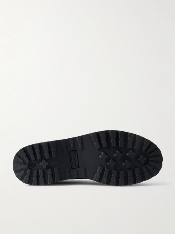 Cornaro Gomma Rubber and Suede-Trimmed Leather Sneakers - E1