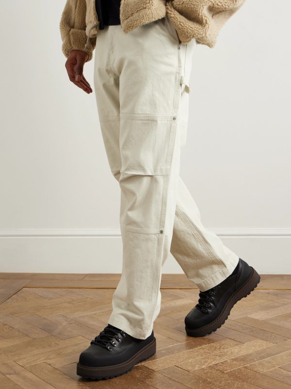 Cornaro Gomma Rubber and Suede-Trimmed Leather Sneakers - OU