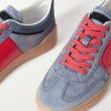 Upvillage Leather-Trimmed Suede Sneakers - CU Upvillage Leather-Trimmed Suede Sneakers - CU