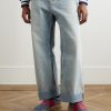 Upvillage Leather-Trimmed Suede Sneakers - OU Upvillage Leather-Trimmed Suede Sneakers - OU