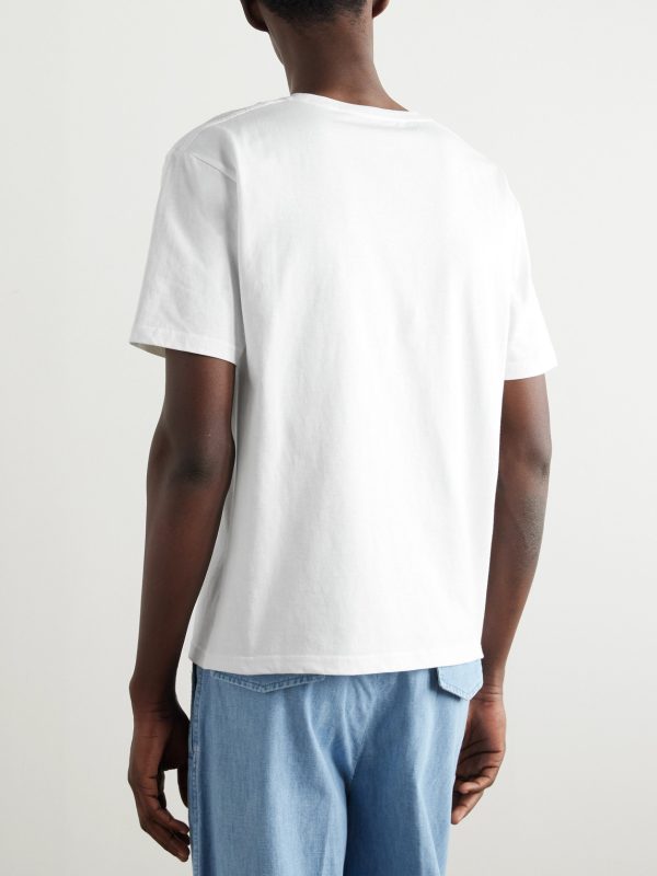 Logo-Print Cotton-Jersey T-Shirt - BK Logo-Print Cotton-Jersey T-Shirt - BK