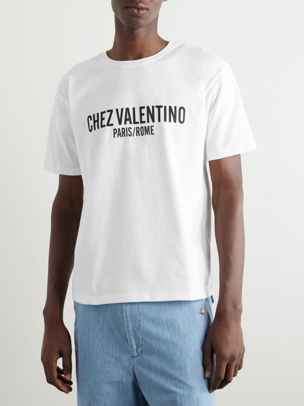 Logo-Print Cotton-Jersey T-Shirt - FR Logo-Print Cotton-Jersey T-Shirt - FR