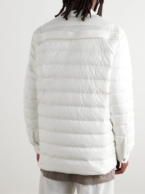 + Moncler Logo-Appliquéd Quilted Shell Down Jacket - BK + Moncler Logo-Appliquéd Quilted Shell Down Jacket - BK