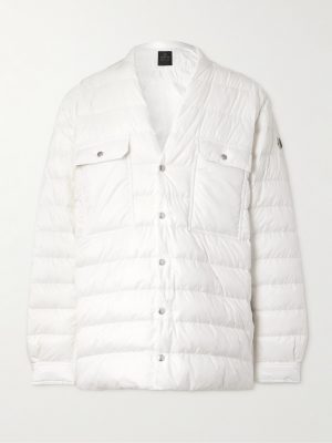 + Moncler Logo-Appliquéd Quilted Shell Down Jacket