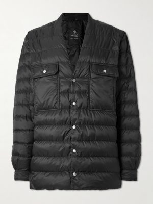 + Moncler Logo-Appliquéd Quilted Shell Down Jacket