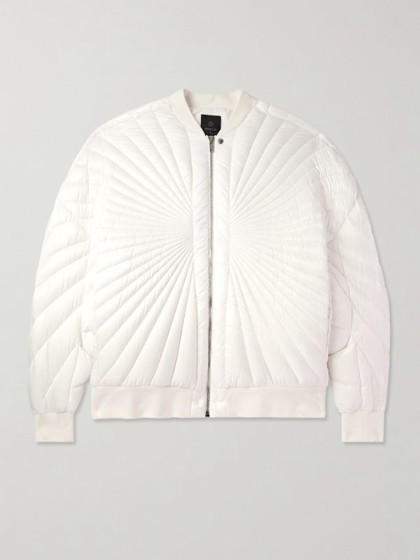 + Moncler Oversized Padded Quilted Shell Bomber Jacket