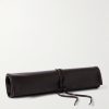 + WM Brown Textured Vegan Leather Knife Roll + WM Brown Textured Vegan Leather Knife Roll