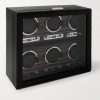 Roadster Full-Grain Vegan Leather Six-Piece Watch Winder