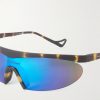Koharu Eclipse D-Frame Polycarbonate Mirrored Sunglasses - CU