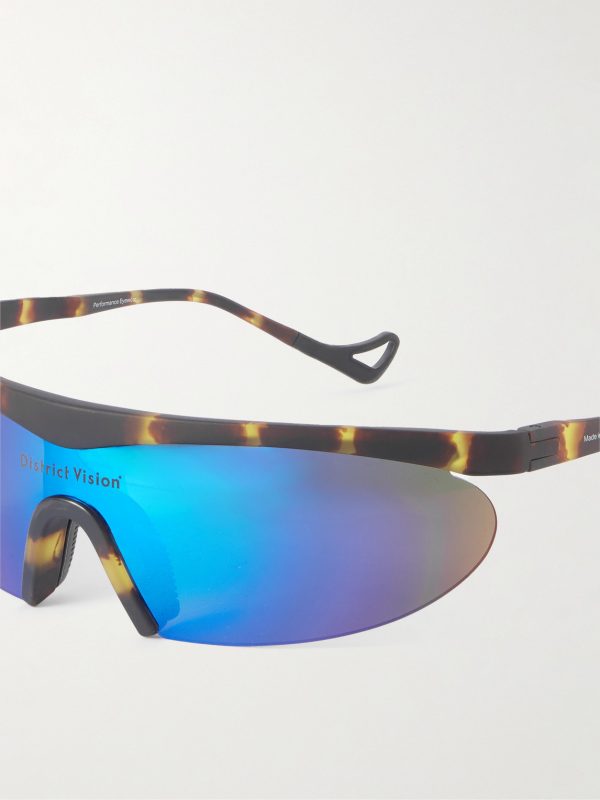 Koharu Eclipse D-Frame Polycarbonate Mirrored Sunglasses - CU