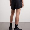 Straight-Leg Logo-Print 5" Stretch-Jersey Running Shorts - BK
