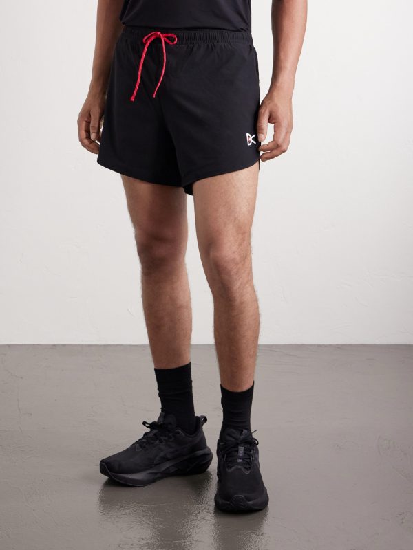 Straight-Leg Logo-Print 5" Stretch-Jersey Running Shorts - FR