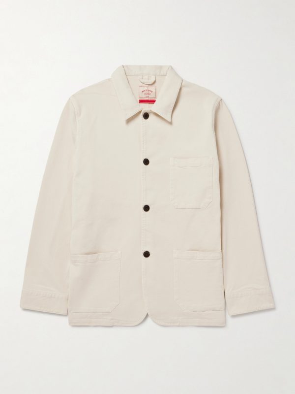 Labura Stretch-Cotton Twill Overshirt Labura Stretch-Cotton Twill Overshirt