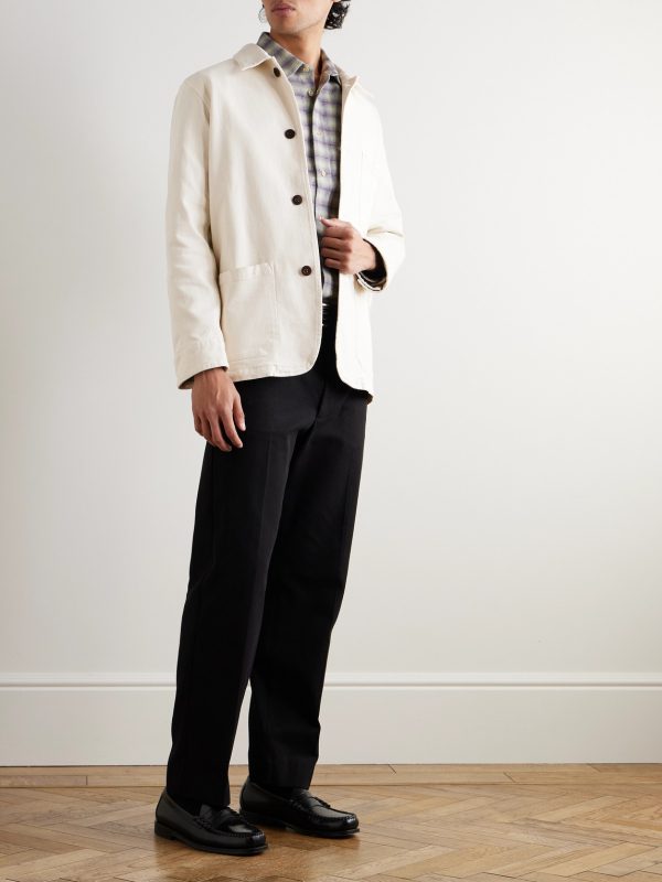 Labura Stretch-Cotton Twill Overshirt - OU Labura Stretch-Cotton Twill Overshirt - OU
