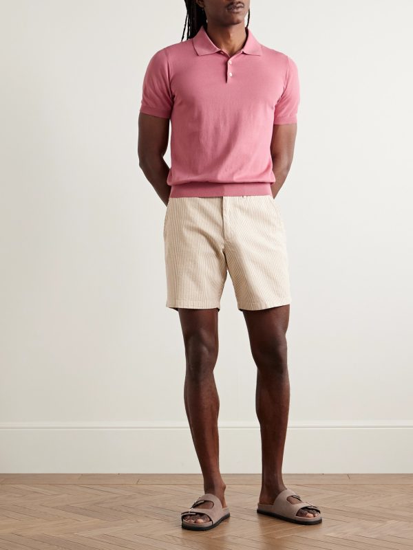 Slim-Fit Cotton Polo Shirt - OU Slim-Fit Cotton Polo Shirt - OU