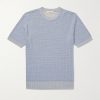 Silk and Linen-Blend T-Shirt Silk and Linen-Blend T-Shirt
