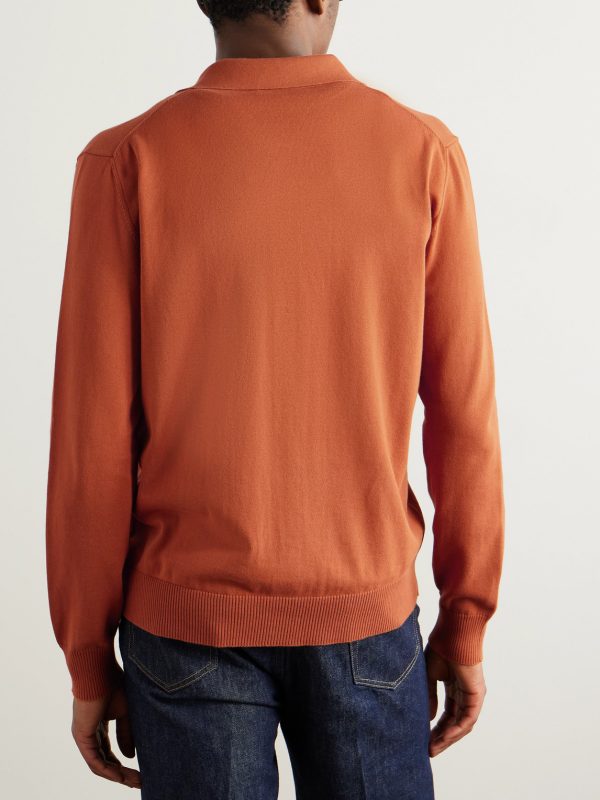 Pointelle-Knit Cotton Shirt - BK Pointelle-Knit Cotton Shirt - BK