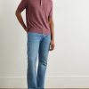 Cable-Knit Silk and Linen-Blend Polo Shirt - OU