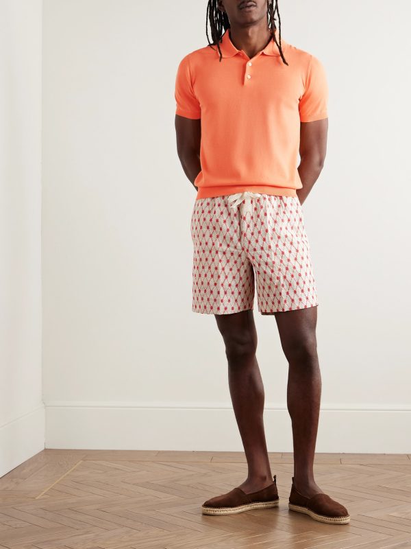 Slim-Fit Cotton Polo Shirt - OU Slim-Fit Cotton Polo Shirt - OU