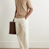 Pointelle-Knit Cotton Polo Shirt - OU