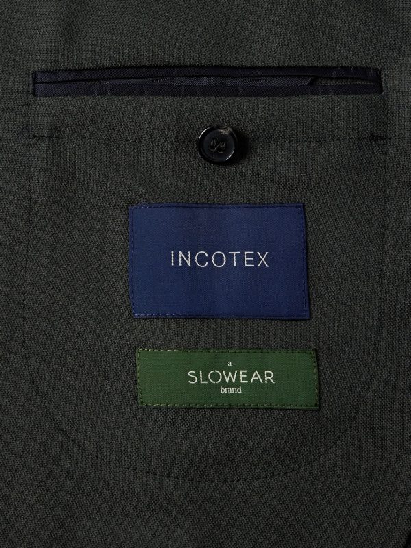 Slim-Fit Virgin Wool-Blend Suit Jacket - E1 Slim-Fit Virgin Wool-Blend Suit Jacket - E1