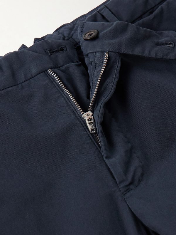 Venezia 1951 Slim-Fit Stretch-Cotton Twill Trousers - E1