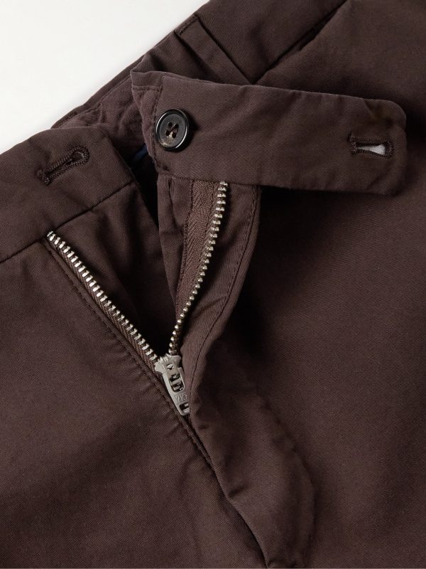 Venezia 1951 Straight-Leg Stretch-Cotton Twill Trousers - E1