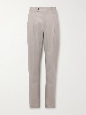 Venezia 1951 Tapered Pleated Virgin Wool Trousers Venezia 1951 Tapered Pleated Virgin Wool Trousers