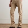 Slim-Fit Panama Stretch-Cotton Canvas Trousers - FR Slim-Fit Panama Stretch-Cotton Canvas Trousers - FR