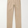 Slim-Fit Panama Stretch-Cotton Canvas Trousers Slim-Fit Panama Stretch-Cotton Canvas Trousers