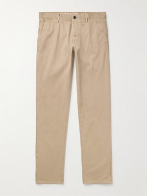 Slim-Fit Panama Stretch-Cotton Canvas Trousers Slim-Fit Panama Stretch-Cotton Canvas Trousers