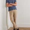 Slim-Fit Panama Stretch-Cotton Canvas Trousers - OU Slim-Fit Panama Stretch-Cotton Canvas Trousers - OU