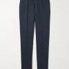 Venezia 1951 Slim-Fit Cotton and Linen-Blend Trousers