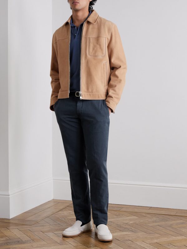 Venezia 1951 Slim-Fit Cotton and Linen-Blend Trousers - OU