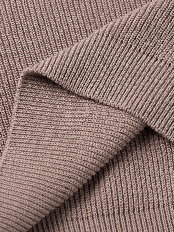 Zanone Ribbed Cotton Crêpe Sweater - CU Zanone Ribbed Cotton Crêpe Sweater - CU