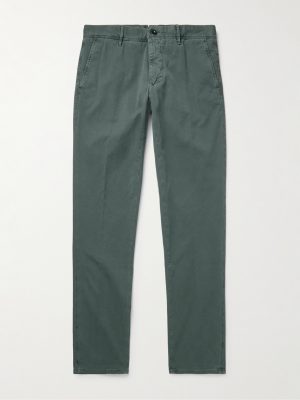 Slim-Fit Panama Stretch-Cotton Canvas Trousers Slim-Fit Panama Stretch-Cotton Canvas Trousers