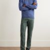 Slim-Fit Panama Stretch-Cotton Canvas Trousers - OU Slim-Fit Panama Stretch-Cotton Canvas Trousers - OU