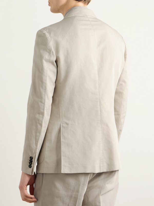 Venezia 1951 Garment-Dyed Chinolino Suit Jacket - BK Venezia 1951 Garment-Dyed Chinolino Suit Jacket - BK