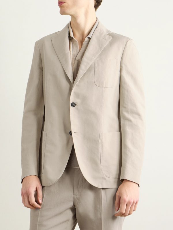 Venezia 1951 Garment-Dyed Chinolino Suit Jacket - FR Venezia 1951 Garment-Dyed Chinolino Suit Jacket - FR