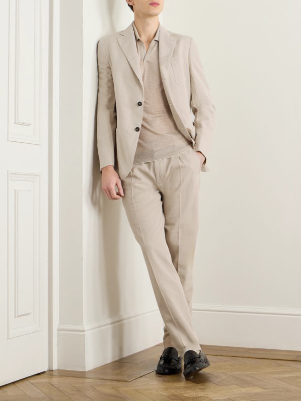 Venezia 1951 Garment-Dyed Chinolino Suit Jacket - OU Venezia 1951 Garment-Dyed Chinolino Suit Jacket - OU