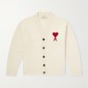 Logo-Intarsia Merino Wool Cardigan Logo-Intarsia Merino Wool Cardigan