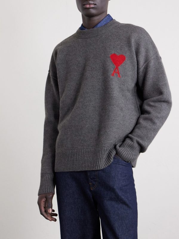 ADC Logo-Intarsia Virgin Wool Sweater - FR